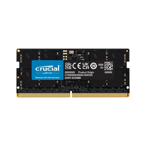 [CT16G52C42S5] CRUCIAL CT16G52C42S5, 16Gb, 5200Mhz, DDR5 Notebook RAM, SODIMM CL42 1.1V (By Micron)