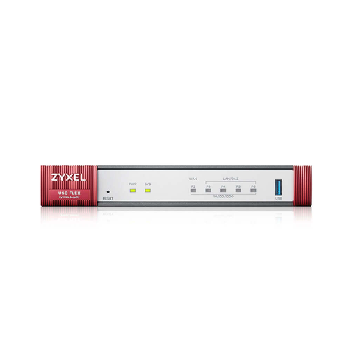 [USG-FLEX100-L-1-Y] ZYXEL ZYWALL USG FLEX100, Firewall Cihazı, +1 Yıllık Lisans Dahil (50 Kullanıcı)