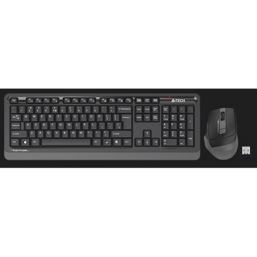 [FG1035-G] A4 TECH FG1035, Gri, FSTYLER, 2.4Ghz Kablosuz, Türkçe Q, Klavye Mouse Set