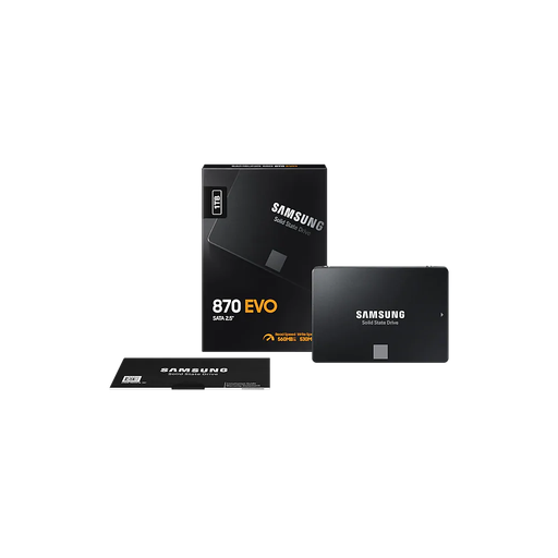 [MZ-77E1T0BW] SAMSUNG MZ-77E1T0BW 870 EVO 1TB 560/530, 2,5" SATA SSD (Türkiye Distribütörü Garantili)
