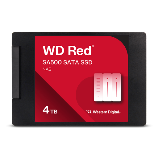 [WDS400T2R0A] WD Red SA500, WDS400T2R0A, 4TB, 560/530, SERVER ve NAS için Enterprise, 2,5" SATA, SSD