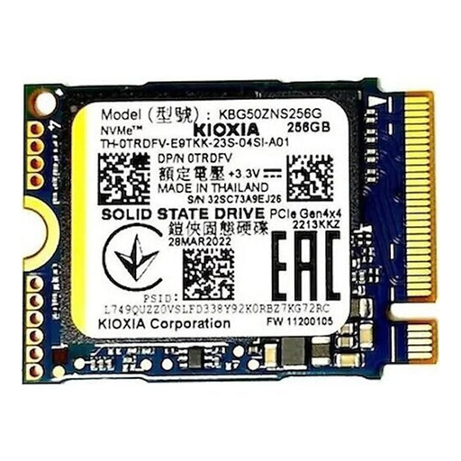 [KBG50ZNS256G] KIOXIA BiCS FLASH, KBG50ZNS256G, 256GB, 3400/1900, Gen4, NVME PCIe M.2 2230, SSD (Bulk-Kutusuz)