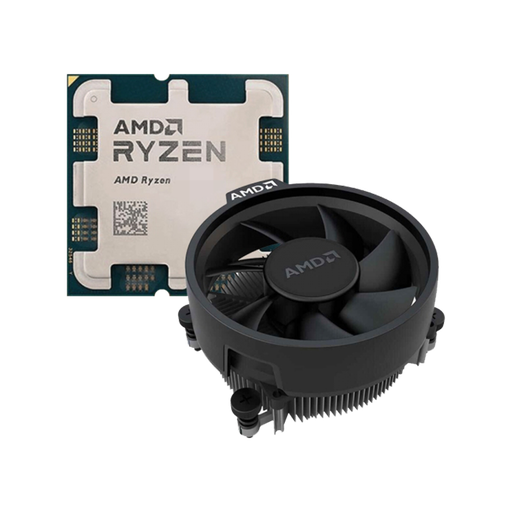 [RYZEN-5-7500F] AMD RYZEN 5 7500F 6 Core, 3,7-5.00GHz, 38Mb Cache, 65W,  AM5 Soket, MPK, (Dahili Grafik YOK, Fan VAR)