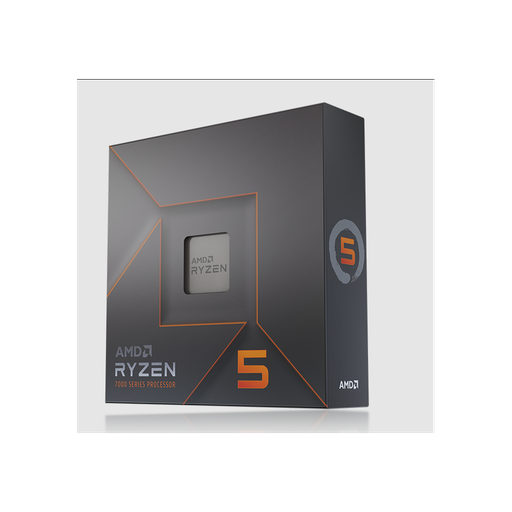 [RYZEN-5-7600X] AMD RYZEN 5 7600X 6 Core, 4,70-5.30GHz, 38Mb Cache, 105W,  AM5 Soket, BOX (Kutulu) (Dahili Grafik VAR, Fan YOK)