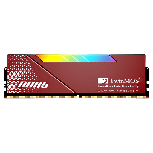 [TMD516GB6000URGB36] TwinMOS TMD516GB6000URGB36, VoltX, 16GB,  DDR5, 6000MHz, CL36, 1.35V, RGB, Desktop Ram (Soğutuculu)