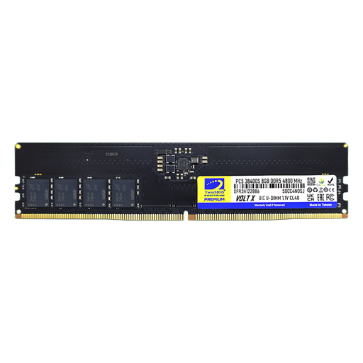 [TMD58GB4800U40] TwinMOS TMD58GB4800U40, 8GB, DDR5, 4800MHz, CL40,  1.1V Desktop Ram