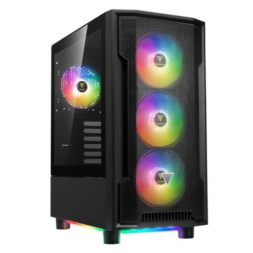 [ATHENA-M6-LITE-750W] GAMDIAS ATHENA M6 Lite, 750W, Tempered Glass, Mesh, ARGB, 80+ Bronze, ATX, GAMING KASA