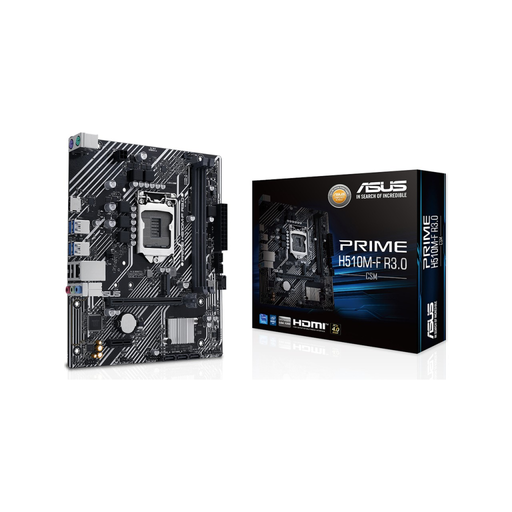 [PRIME-H510M-F-R30-CSM] ASUS PRIME H510M-F R3.0-CSM, 2xDDR4, M.2, HDMI, 10-11.Nesil, LGA1200 Soket, Anakart