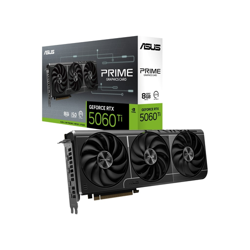 [PRIME-RTX5060TI-O8G] ASUS PRIME-RTX5060TI-O8G, 8Gb, 128Bit, GDDR7, 1xHDMI, 3xDP GAMING Ekran Kartı