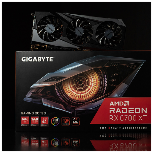 [GV-R67XTGAMING-OC-12GD] GIGABYTE GV-R67XTGAMING OC-12GD RX6700XT GAMING OC 12GB GDDR6, 192BIT, 3xFAN, 2xDP, 2xHDMI, RGB, Ekran Kartı