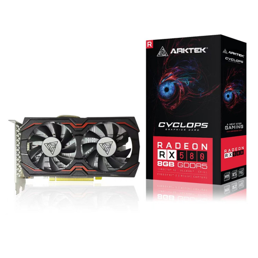 [AKR580D5S8GH1] ARKTEK CYCLOPS, AKR580D5S8GH1, RX580, 8Gb, GDDR5, 256BIT, 1xDVI, 1xHDMI, 1xDP GAMING Ekran Kartı