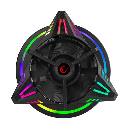 [RAMPAGE-COOLBLADE-RM-C03] RAMPAGE COOLBLADE RM-C03, Rainbow, 12cm, RGB CPU  Hava Soğutma (AMD ve INTEL Tüm İşlemcilere Uyumlu)
