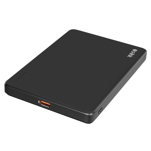 [MG105-SIYAH] S-LINK MG105, Magsafe, Siyah, 5.000mAh, 2xType-C, 4 LED Göstergeli, PowerBank