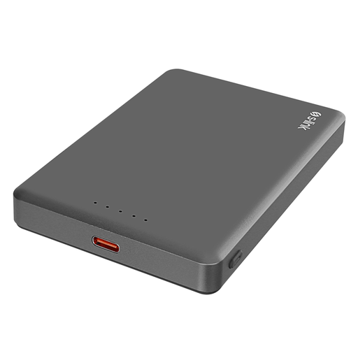 [MG110-GRI] S-LINK MG110, Magsafe, Gri, 10.000mAh, 2xType-C, 4 LED Göstergeli, PowerBank