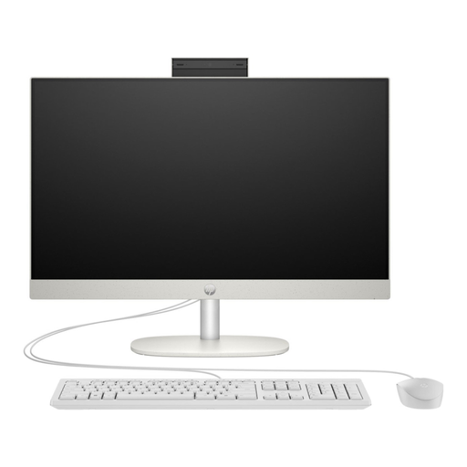 [A1YJ9ES] HP A1JY9ES, ProOne 245 G10, Ryzen 5 7520U, 23,8" FHD Ekran, 16Gb DDR5 Ram, 512Gb SSD, Paylaşımlı Ekran Kartı, Free Dos All In One PC, BEYAZ (060)