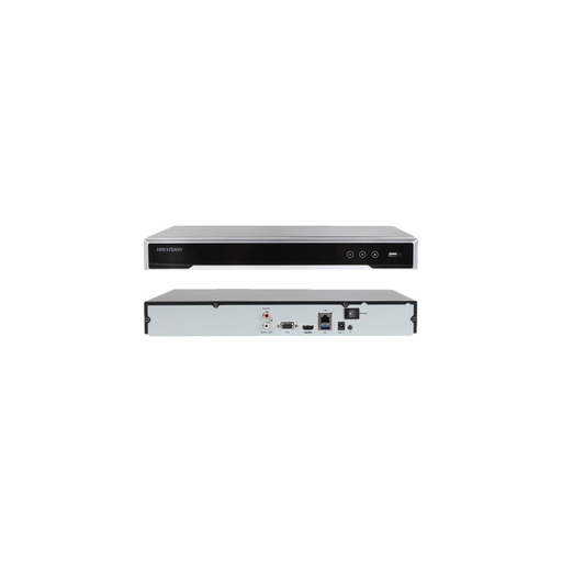 [7616NI-Q2] HIKVISION DS-7616NI-Q2, 16Kanal, 8Mpix, H265+, 2 HDD Desteği, 2160P Kayıt, 160Mbps Bant Genişliği, Metal Kasa, NVR