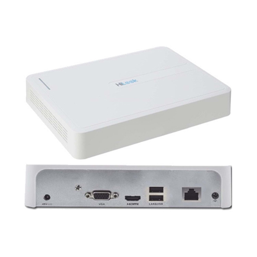 [NVR-104H-D] HILOOK NVR-104H-D, 4Kanal, 4Mpix, H265+, 1 HDD Desteği, 1080P Kayıt, 60Mbps Bant Genişliği, NVR