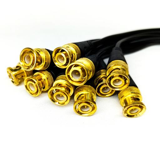 [BNC-10-SIYAH] PowerGate BNC-10, Kablolu, BNC Konnektör, 10 lu Paket (Siyah)