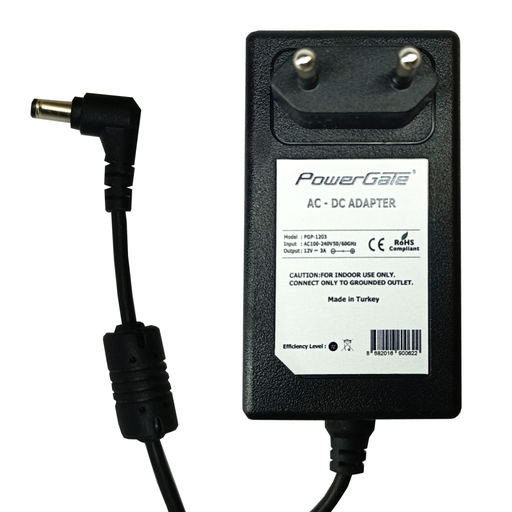 [PGP-1203] PowerGate PGP-1203, 12V, 3A, DC ADAPTÖR