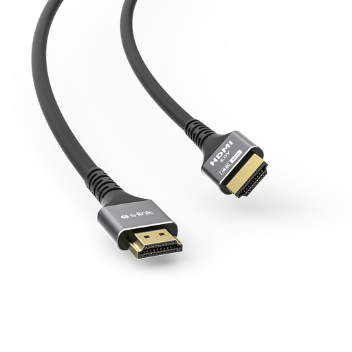 [SLX-HD4K20] S-LINK SLX-HD4K20, 4K UHD, HDMI v2.0, 20mt. 30Hz. Metal Uçlu, Kablo