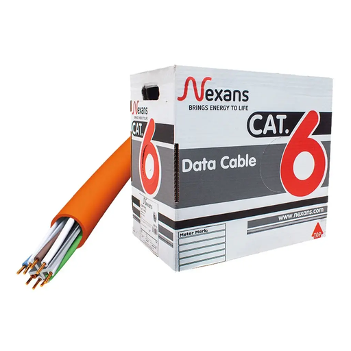 [NEX1611TFA] NEXANS NEX1611TFA, TURUNCU, CAT6, 305M, 23AWG (0,58mm), UTP, %100 Bakır, LSZH Halogen Free, Kablo