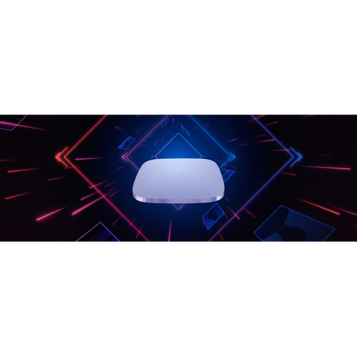 [14910-40-WH1] AJAX Hub2, Kablosuz, Görsel Doğrulamalı, Alarm Paneli, BEYAZ