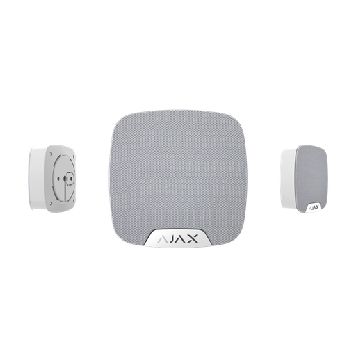 [8697-11-WH1] AJAX  HomeSiren, Kablosuz, Dahili Siren, BEYAZ
