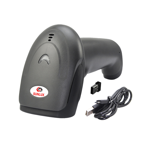 [XL9309B] SUNLUX XL-9309B, EL Tipi, Laser, WiFi, Bluetooth, Kablosuz, 300Metre, 1D, Barkod Okuyucu