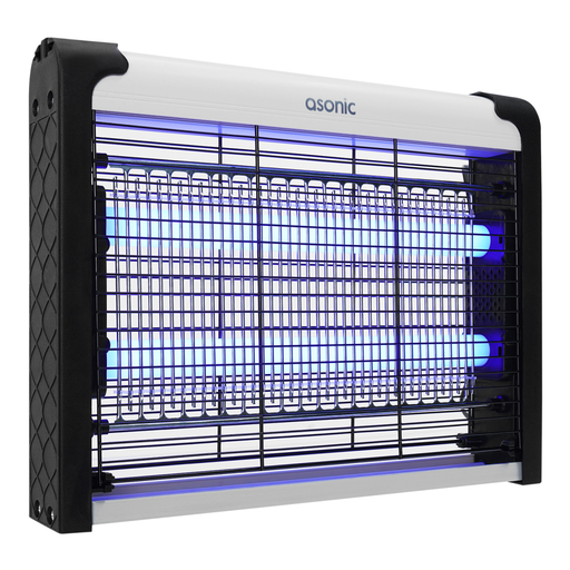 [AS-A28] ASONIC AS-A28, Siyah, 4W, 2000V, Masaüstü, Zincir Askılı, 2adet UV Mor Işıklı, Siyah Kasa, Sinek Öldürücü