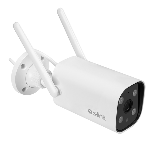 [SL-BLT01] S-LINK SL-BLT01, Güvenlik Kamerası, WiFi, 2Mpix, 3.6mm Lens, 10m. Gece Görüşü, Micro SD Kartlı, TUYA Yazılım
