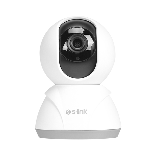 [SL-IND02] S-LINK SL-IND02, Ev/Bebek Güvenlik Kamerası, WiFi, 3Mpix, 3.6mm Lens, 10m. Gece Görüşü, Hareket algılama, İki Yönlü Ses, Micro SD Kartlı, TUYA Yazılım