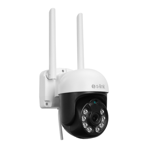 [SL-PTZ01] S-LINK SL-PTZ01, Akıllı Güvenlik Kamerası, WiFi, 3Mpix, 2,8mm Lens, 25m. Gece Görüşü, Hareket algılama, İki Yönlü Ses, Micro SD Kartlı, TUYA Yazılım