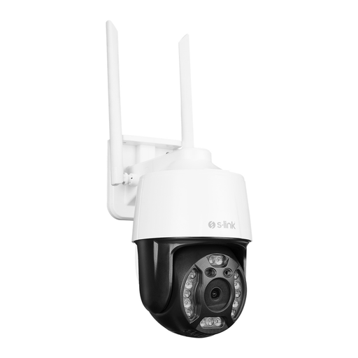 [SL-PTZ02] S-LINK SL-PTZ02, Akıllı Güvenlik Kamerası, WiFi, 3Mpix, 2,8mm Lens, 25m. Gece Görüşü, Hareket algılama, İki Yönlü Ses, Micro SD Kartlı, TUYA Yazılım
