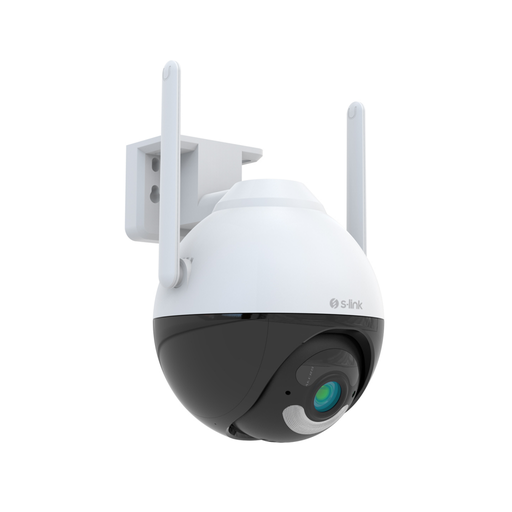 [SL-PTZ04] S-LINK SL-PTZ04, Akıllı Güvenlik Kamerası, WiFi, 4Mpix, 3.6mm Lens, 25m. Gece Görüşü, Hareket algılama, İki Yönlü Ses, Micro SD Kartlı, TUYA Yazılım