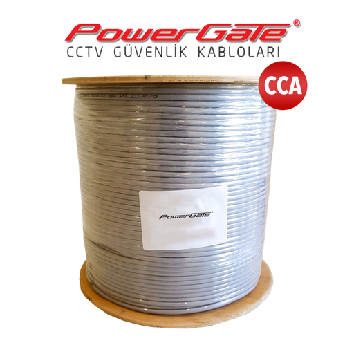 [PG-CELL-250] PowerGate CELL 250mt, 2+1 (2x0,22+0,25) CCA %40 Bakır Alışımlı,CCTV Güvenlik Kablosu