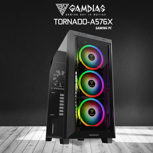 [TORNADO-A576X] TORNADO-A576X, RYZEN 5 7600X, 32Gb DDR5 Ram, 1Tb NVMe SSD, 8Gb GDDR6 RTX4060 Ekran Kartı, 1600W Kasa, Free Dos GAMING TAVSİYESİ