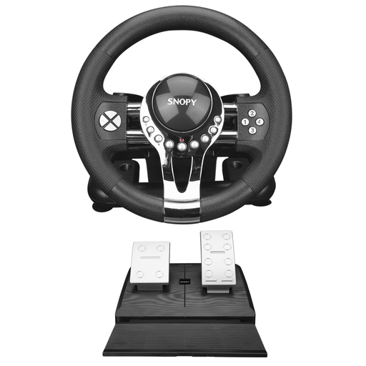 [V5H-PRO] SNOPY V5H PRO, XBOX ONE S/PS4/PS3/PC/SWITCH, Direksiyon, Pedal, Vites, Titreşimli, Metalik Pro, Gaming Oyuncu Direksiyonu