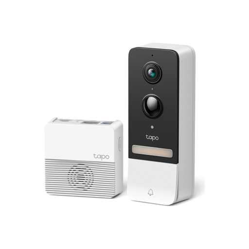 [TAPO-D230S1] TP-LINK Tapo D230S1, 2K 5MP, İki Yönlü Konuşma,  IP64, Renkli Gece Görüşü, Akıllı Görüntülü Kapı Zili
