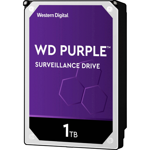 [WD10PURZ] WD PURPLE, WD10PURZ, 3.5" 1TB, 64Mb, 5400 Rpm, 7/24 Güvenlik, HDD  (Türkiye Distribütörü Garantili)