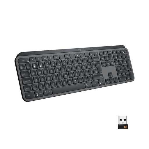 [920-011594] LOGITECH MX Keys S, 920-011594, Bluetooth, Türkçe Q, Multimedya, Gelişmiş Aydınlatmalı, Klavye