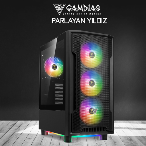 [PARLAYAN-YILDIZ] PARLAYAN YILDIZ, RYZEN 5 8400F, 32Gb DDR5 Ram, 1Tb NVMe SSD, 8Gb GDDR5 RX580 Ekran Kartı, 750W Kasa, Free Dos GAMING TAVSİYESİ