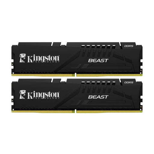 [KF552C36BBEK2-32TR] KINGSTON Beast, KF552C36BBEK2-32TR, 32Gb (2x16Gb), 5200Mhz, DDR5, CL36, Desktop Gaming RAM (Soğutuculu)