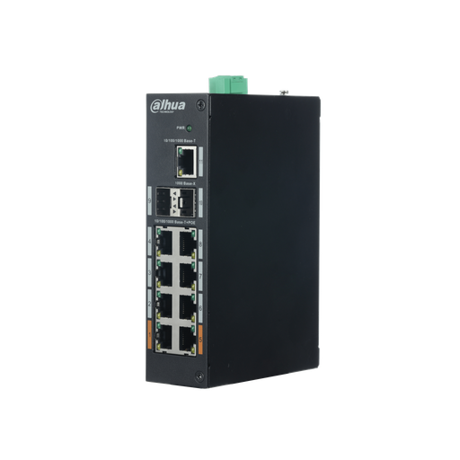 [PFS3211-8GT-120] DAHUA PFS3211-8GT-120, 8 Port, Gigabit, PoE 120W, 1 Port GigaBit Uplink, 2 Port GigaBit SFP,  Yönetilemez, Rack Mount Switch