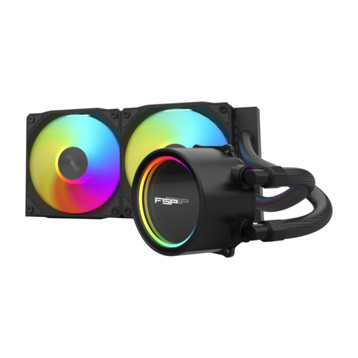 [AE24-B] FSP AE24-B, 240mm, ARGB, 2 Fanlı, (LGA1851/1700/1200/AM4/AM5) Uyumlu, CPU Sıvı Soğutma (Siyah)