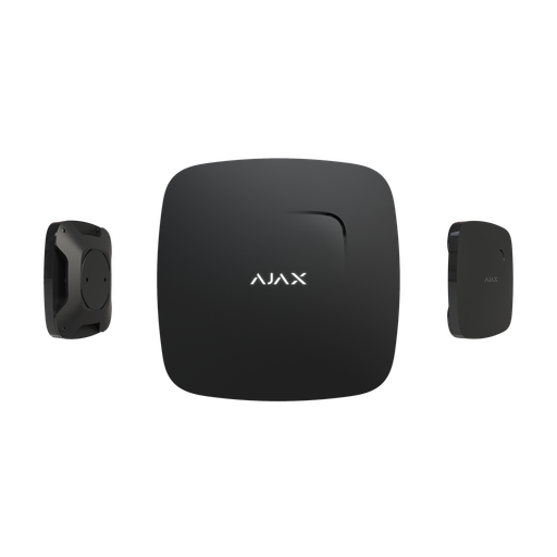 [8188-10-BL1] AJAX  Fire Protect, Kablosuz, Isı ve Duman Dedektörü, SİYAH