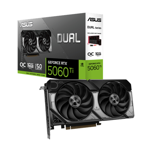 [DUAL-RTX5060TI-O16G-D02] ASUS DUAL-RTX5060TI-O16G, 16Gb, 128Bit, GDDR7, 1xHDMI, 3xDP GAMING Ekran Kartı