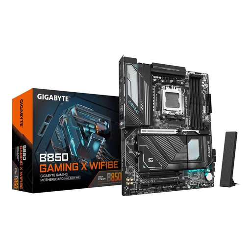 [B850-GAMING-X-WIFI6E] GIGABYTE B850 GAMING X WIFI6E, 4xDDR5, 3xM.2, DP, HDMI, Type-C, Wi-Fi6E, Bluetooth 5.3, AM5 Soket GAMING Anakart