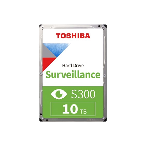 [MD10ADA10TV] TOSHIBA S300 PRO, MD10ADA10TV, 3.5", 10TB, 512Mb 7200 Rpm, 7/24 Güvenlik HDD (Türkiye Distribütörü Garantili)