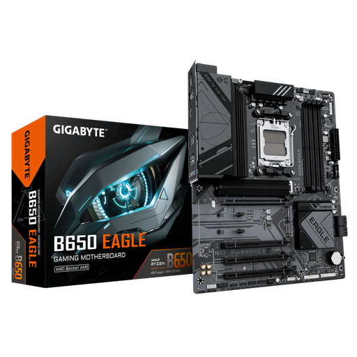 [B650-EAGLE] GIGABYTE B650 EAGLE, Rev.1.0, 4xDDR5, 3xM.2, DP, HDMI, Type-C, AM5 Soket GAMING Anakart