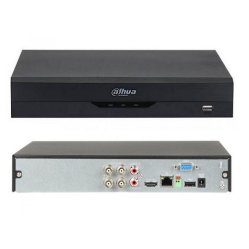 [XVR5104HS-5M-I3] DAHUA XVR5104HS-5M-I3, 4Kanal, 5Mpix, H265+, 1 HDD Desteği, 5in1 DVR Cihazı